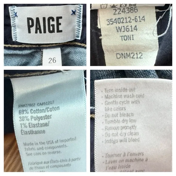 PAIGE Hutton Cuffed Denim Shorts in Toni Wash - Picture 6 of 9